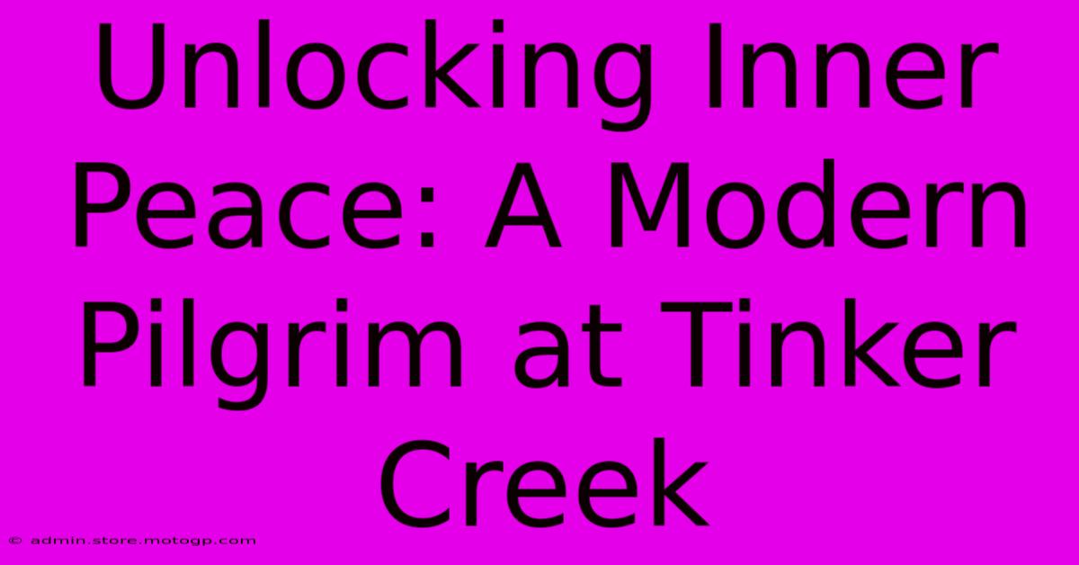 Unlocking Inner Peace: A Modern Pilgrim At Tinker Creek