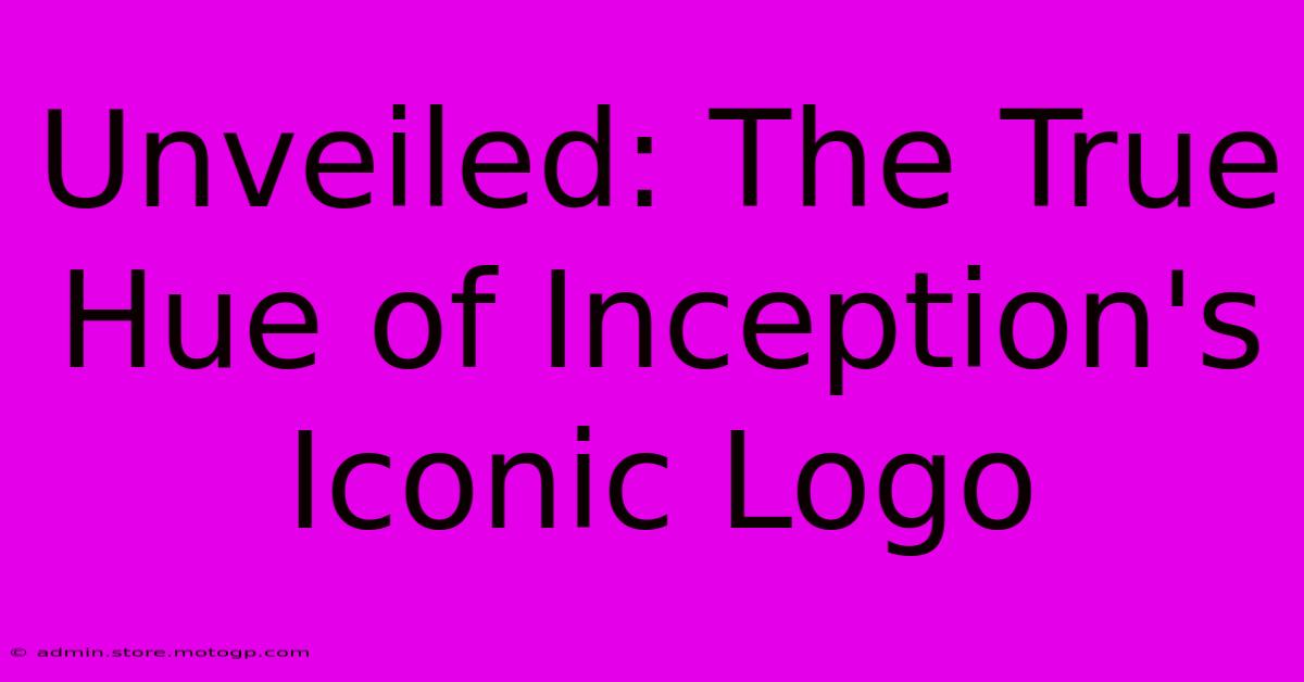 Unveiled: The True Hue Of Inception's Iconic Logo