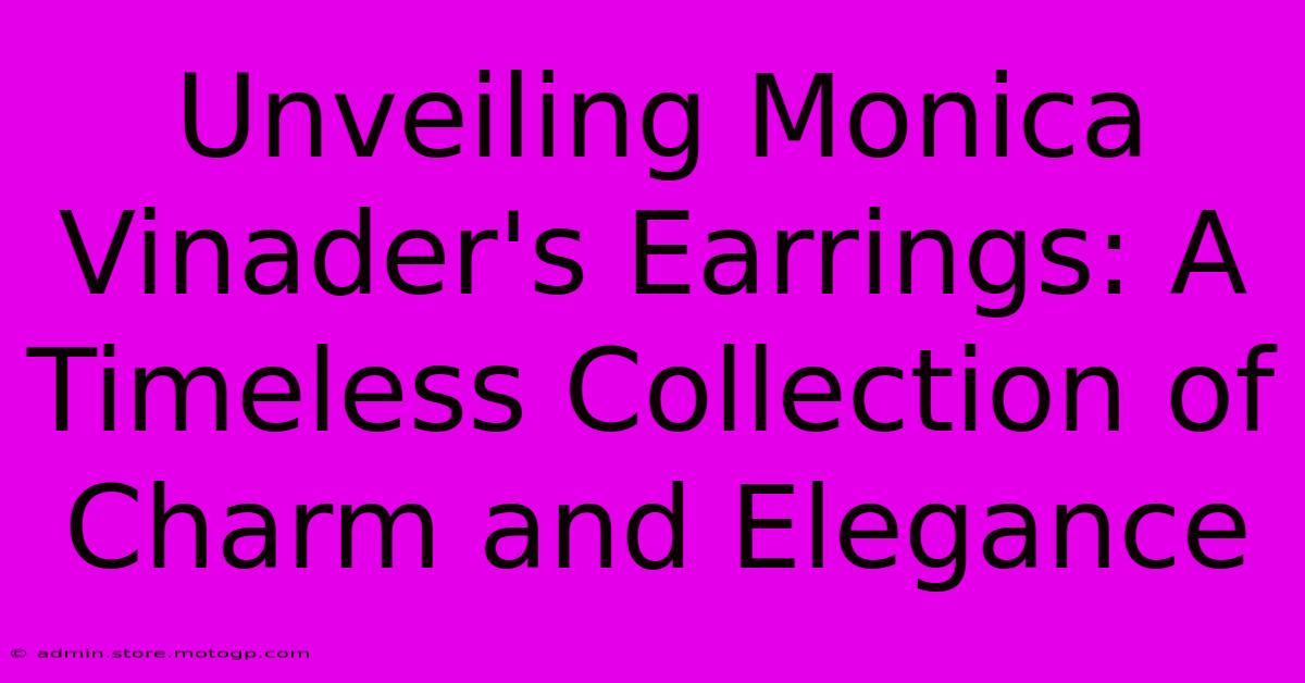 Unveiling Monica Vinader's Earrings: A Timeless Collection Of Charm And Elegance