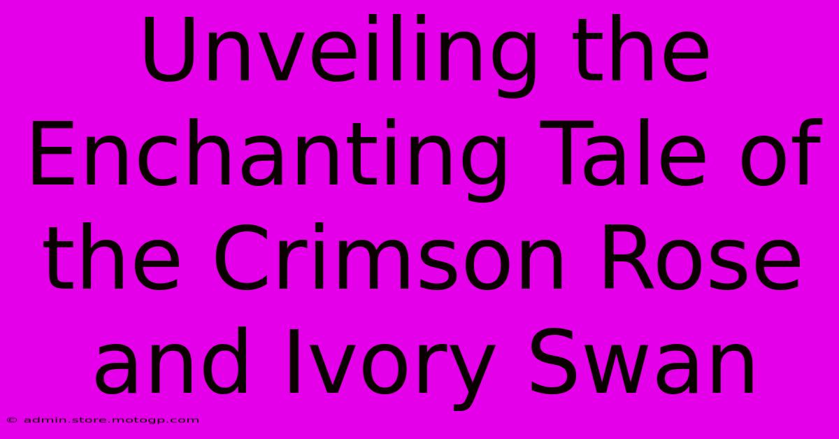 Unveiling The Enchanting Tale Of The Crimson Rose And Ivory Swan