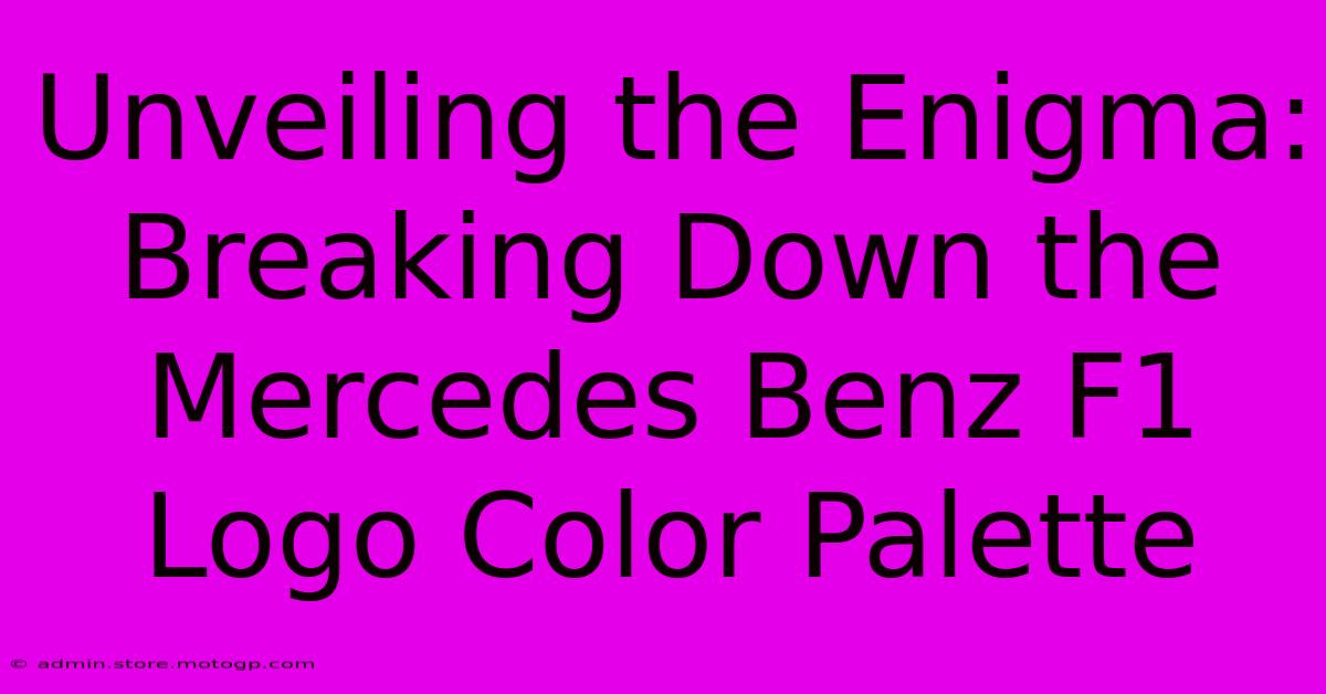 Unveiling The Enigma: Breaking Down The Mercedes Benz F1 Logo Color Palette