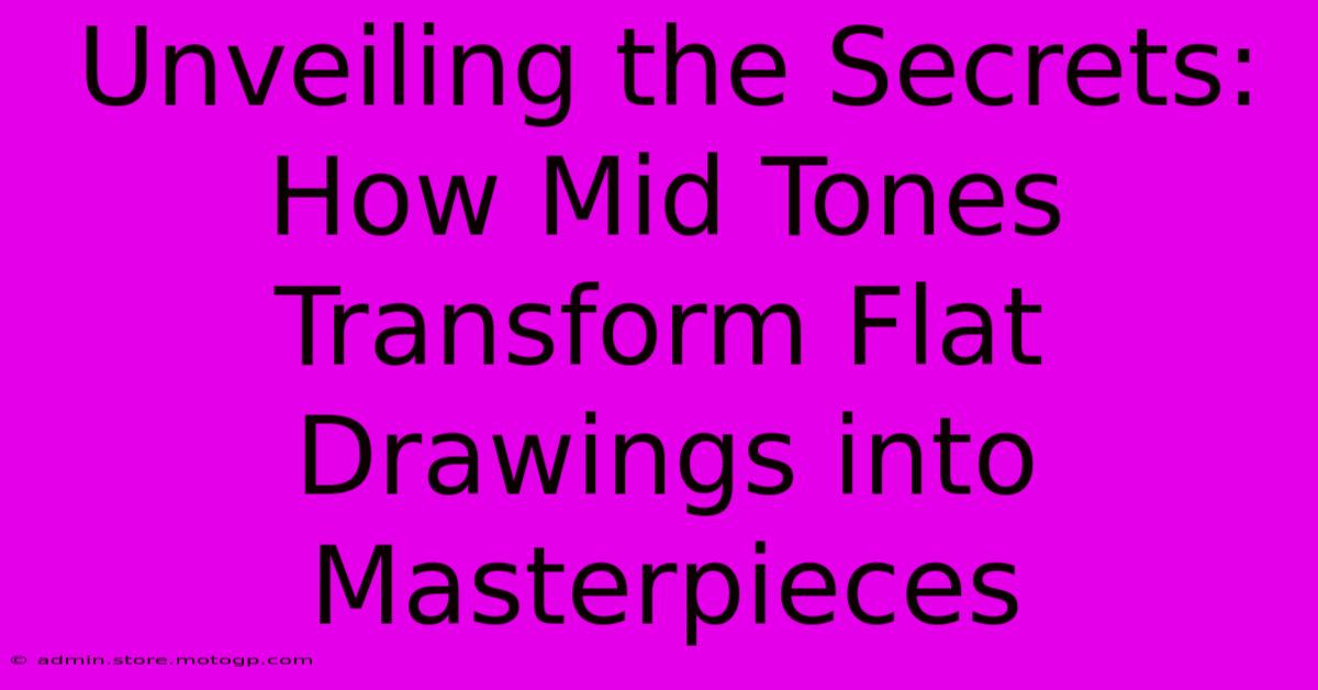 Unveiling The Secrets: How Mid Tones Transform Flat Drawings Into Masterpieces