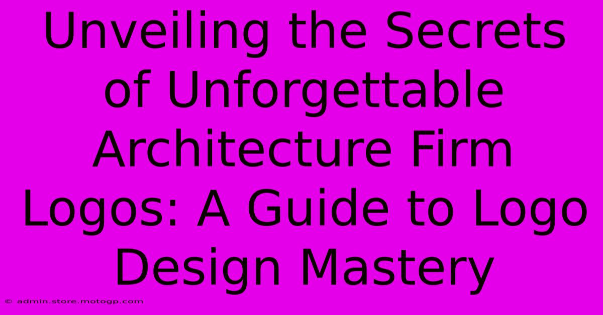 Unveiling The Secrets Of Unforgettable Architecture Firm Logos: A Guide To Logo Design Mastery