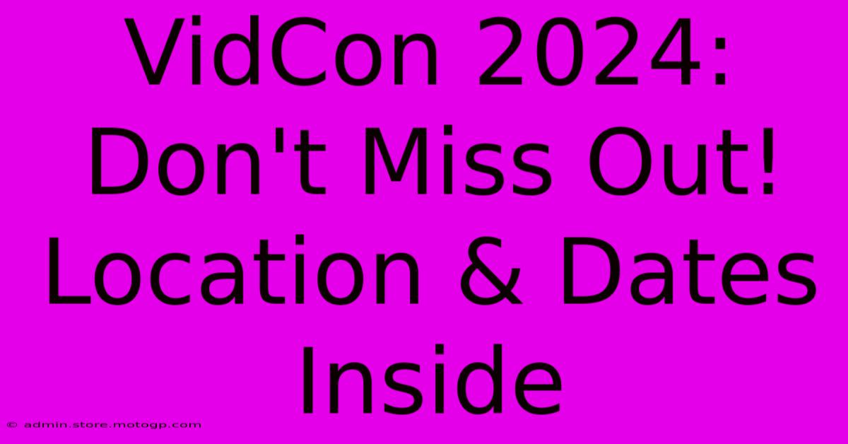 VidCon 2024: Don't Miss Out! Location & Dates Inside