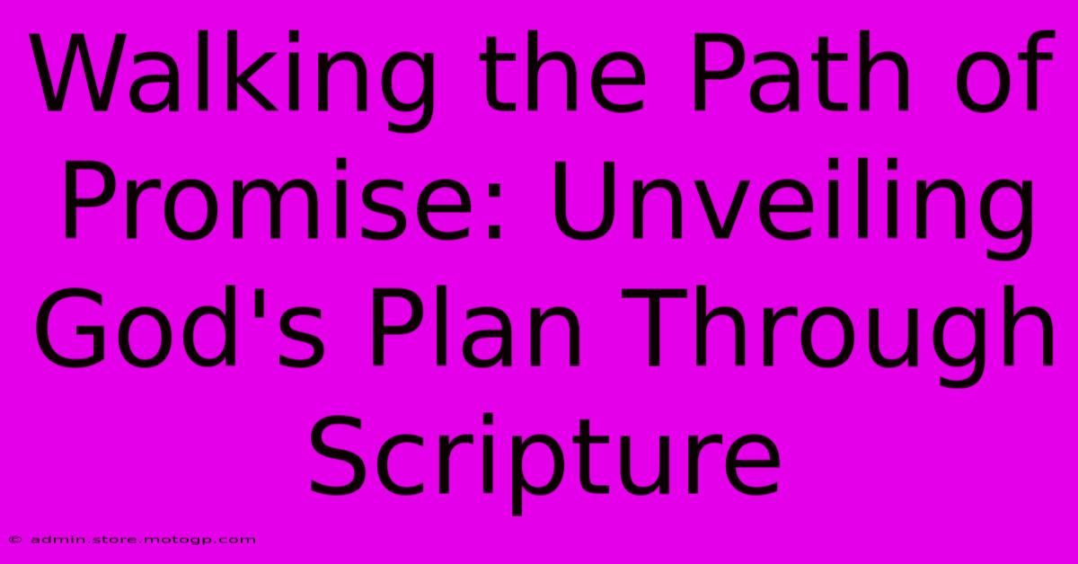 Walking The Path Of Promise: Unveiling God's Plan Through Scripture