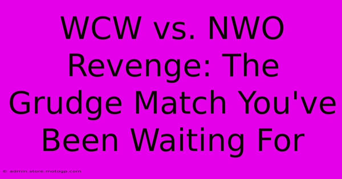 WCW Vs. NWO Revenge: The Grudge Match You've Been Waiting For