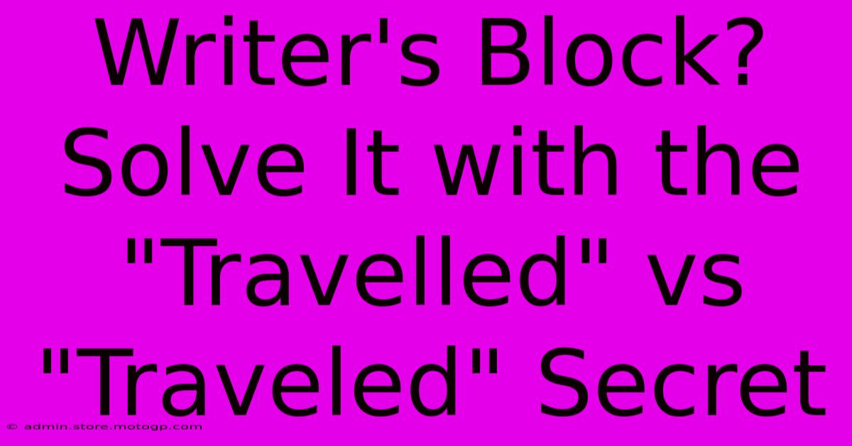 Writer's Block? Solve It With The 