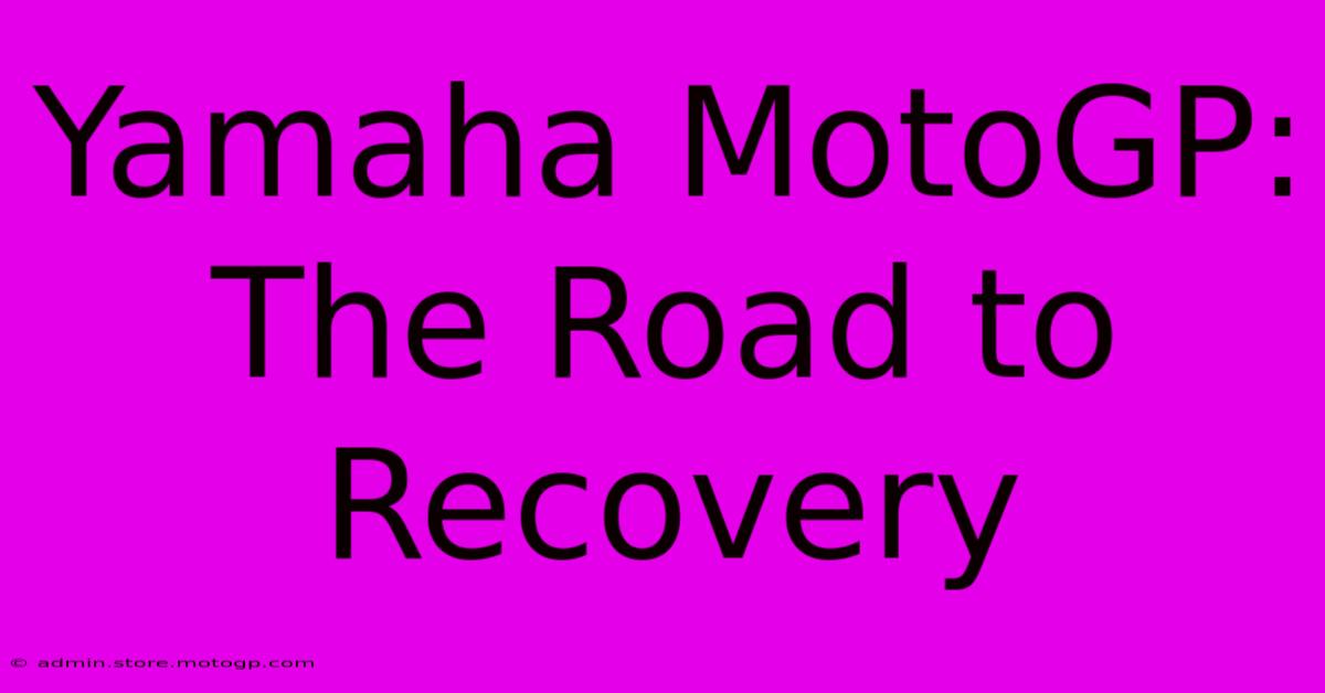 Yamaha MotoGP: The Road To Recovery