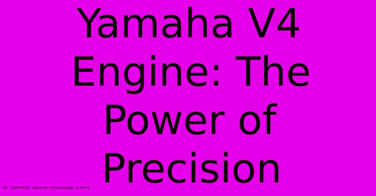 Yamaha V4 Engine: The Power Of Precision