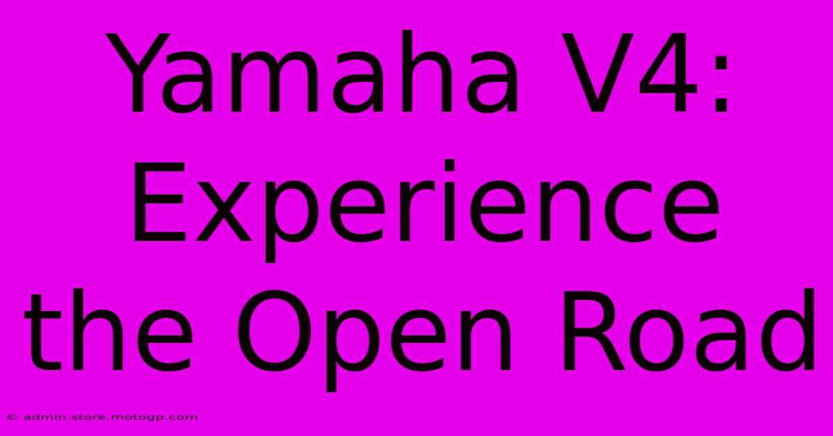 Yamaha V4: Experience The Open Road