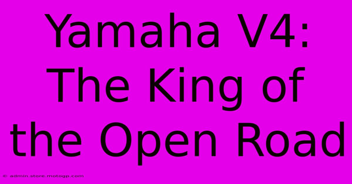 Yamaha V4: The King Of The Open Road