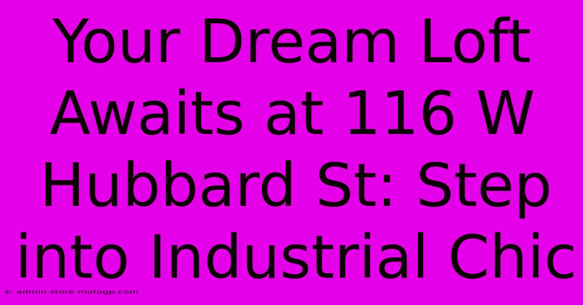 Your Dream Loft Awaits At 116 W Hubbard St: Step Into Industrial Chic